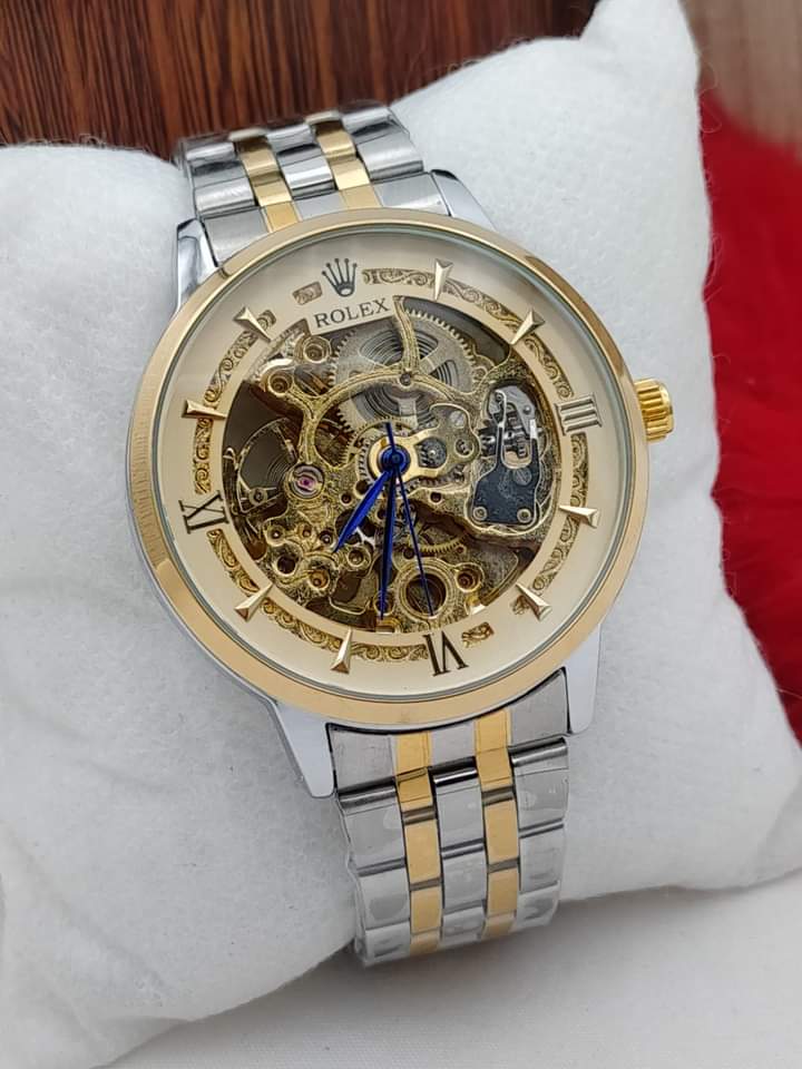 Luxury Rolex Skeleton Chronograph – Where Precision Meets Bold Style