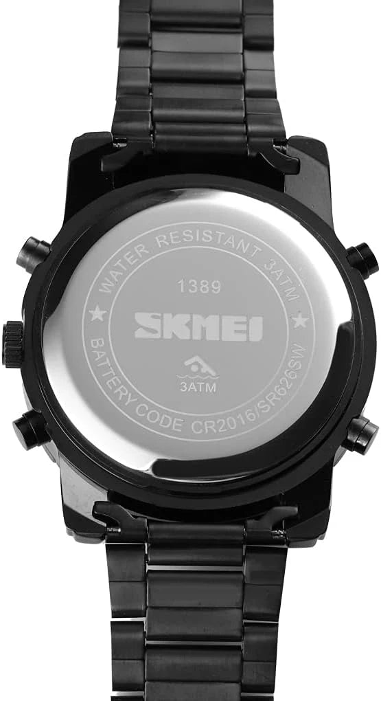 TOKDIS Men’s Luxury – Digital Sports Watch, Stainless Steel Edition